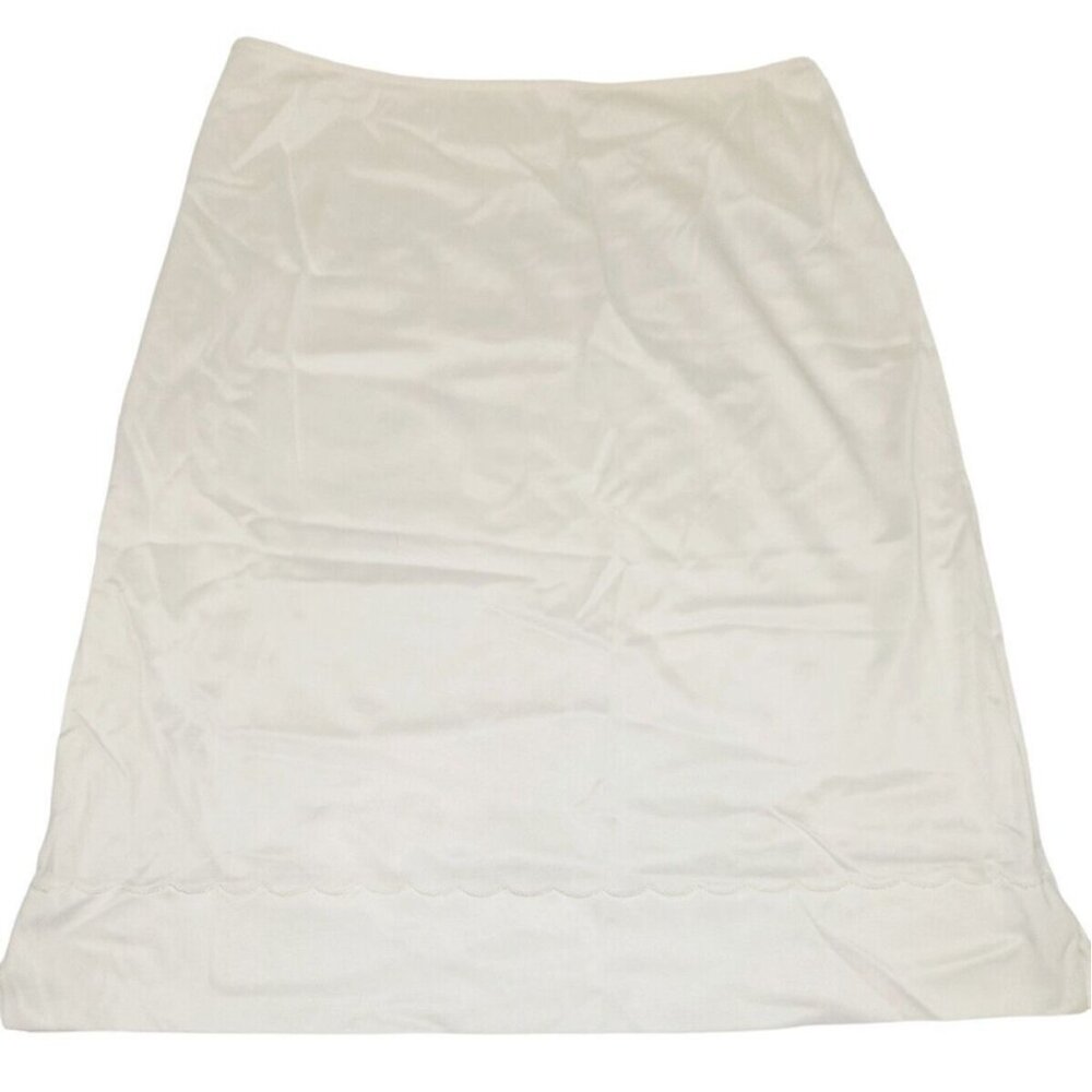 Sears Vintage 22" Half Slip Ivory Nylon Size Small Fits 24-26" Waist Antron